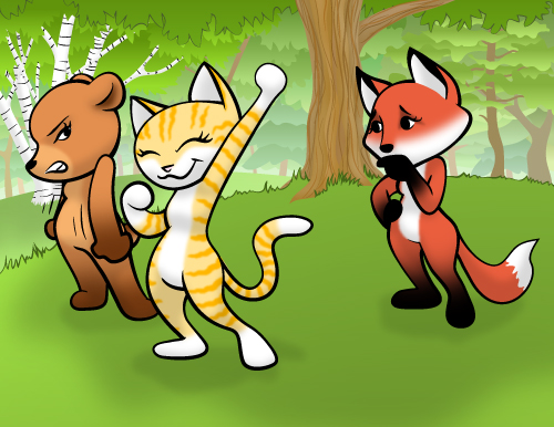 Cartoon-Girl-Animals-500