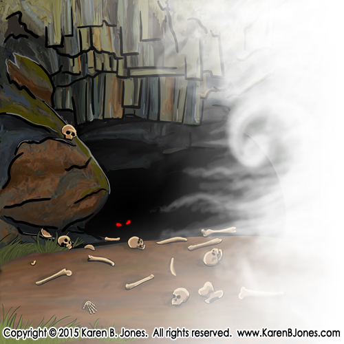 Cave of Caerbannog from Monte Python's Quest for the Holy Grail