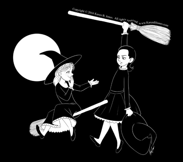 Witches on Broomsticks