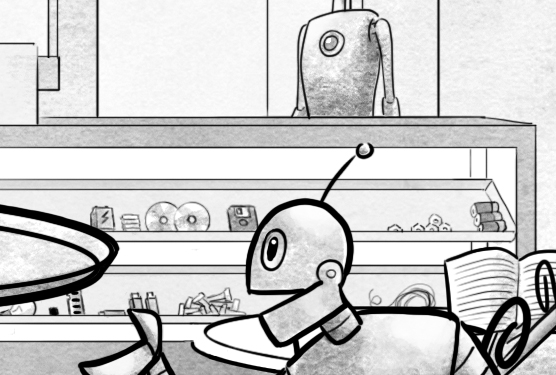 Robot Coffee Shop - Detail